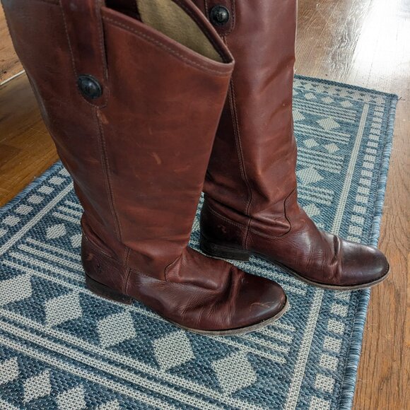 Frye Melissa Button Extended Calf Boots - Picture 2 of 9